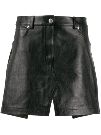 Shop Alexander Wang Apron Mini Skirt In Black