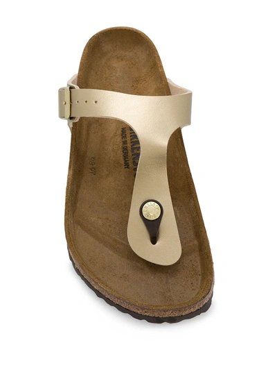 Shop Birkenstock Birko-flor Thong Sandals In Brown