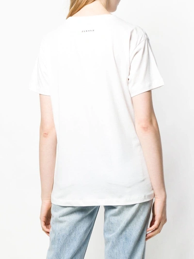 Shop P.a.r.o.s.h Logo Short-sleeve T-shirt In White