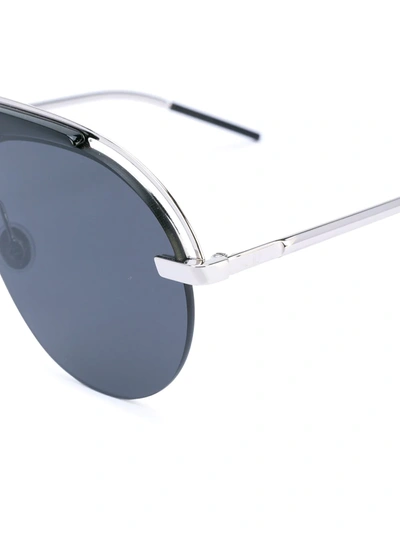 Shop Dior “dio(r)evolution” Sunglasses In Metallic