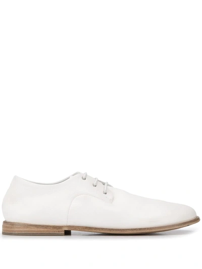Shop Marsèll Flat Lace-up Shoes In White