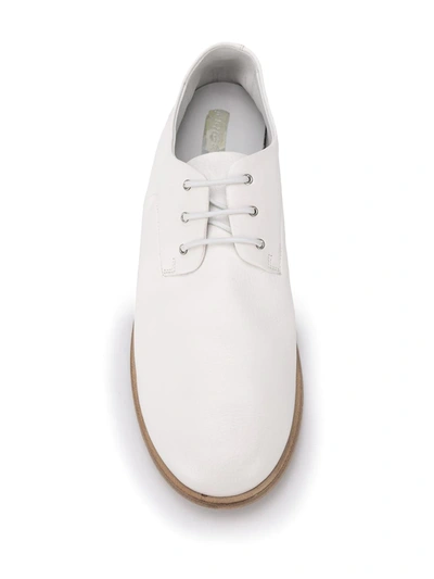 Shop Marsèll Flat Lace-up Shoes In White