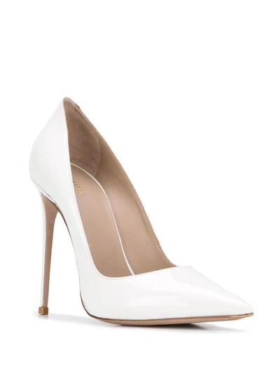 Shop Le Silla Eva Pumps In White