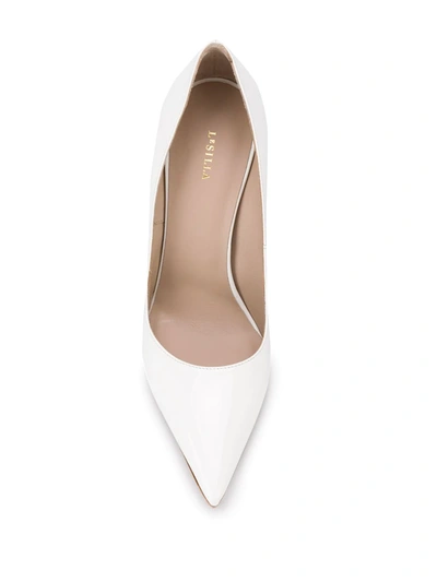 Shop Le Silla Eva Pumps In White