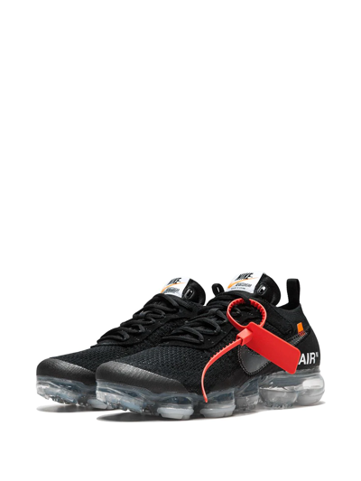 Shop Nike The 10:  Vapormax Flyknit "black" Sneakers