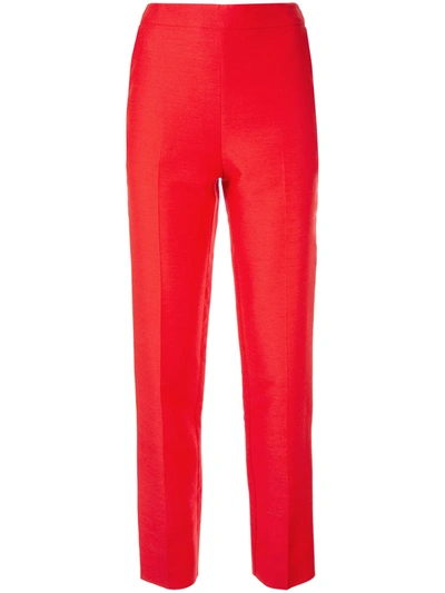 Shop Macgraw Non Chalant Trousers In Red
