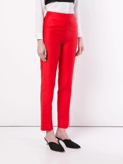 Shop Macgraw Non Chalant Trousers In Red