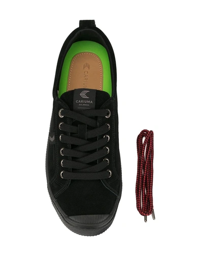 Shop Cariuma Oca Suede Low-top Sneakers In Black