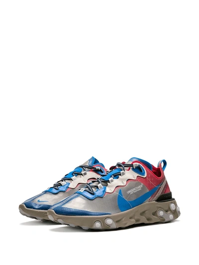 Shop Nike Undercover X  React Element 87 Sneakers In Neutrals