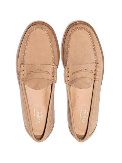 Shop G.h. Bass & Co. Heritage Weejun Penny Loafers In 中性色