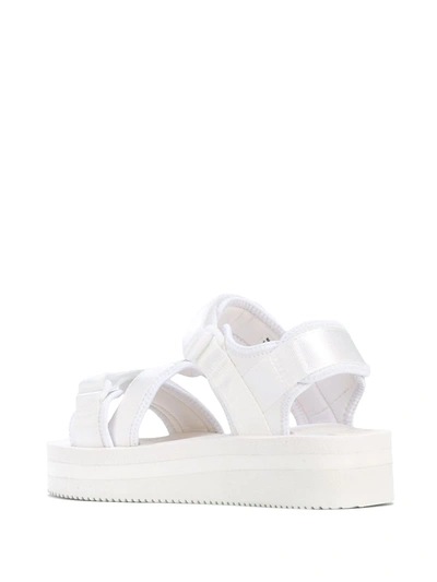 Shop Suicoke Kisee-v Sandals In White