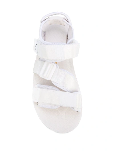Shop Suicoke Kisee-v Sandals In White