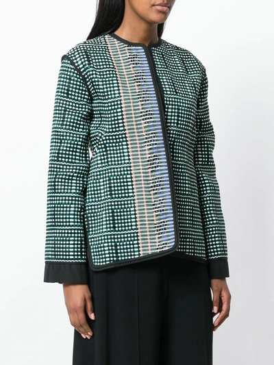 Shop Jil Sander Bouclé-tweed Jacket In Black