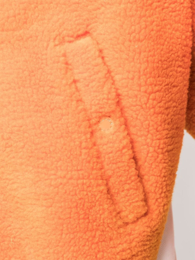 Alpha Industries Reversible Bomber Jacket In Orange