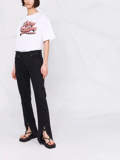 Dolce & Gabbana Logo-print Oversized T-shirt In White