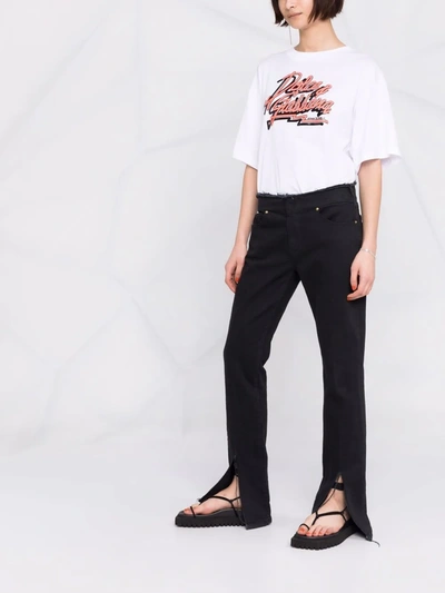 Dolce & Gabbana Logo-print Oversized T-shirt In White