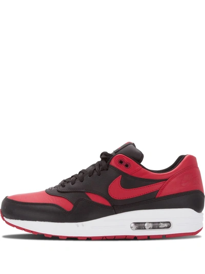 Shop Nike Air Max 1 Premium Qs "bred" Sneakers In Black