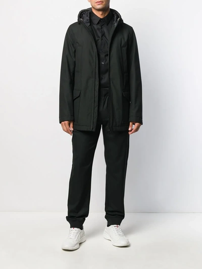 Shop Giorgio Armani Long Sleeve Shirt In Black