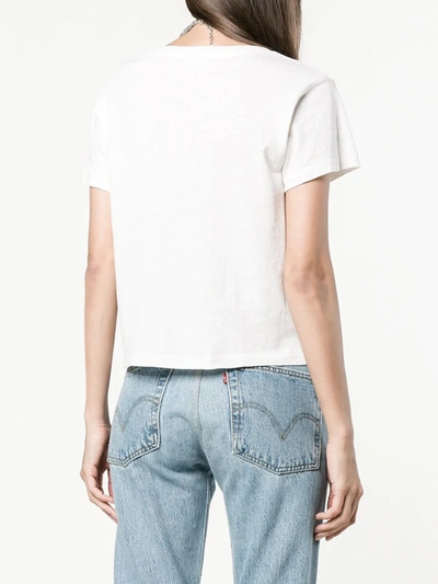 Re/done Micro Tee In White