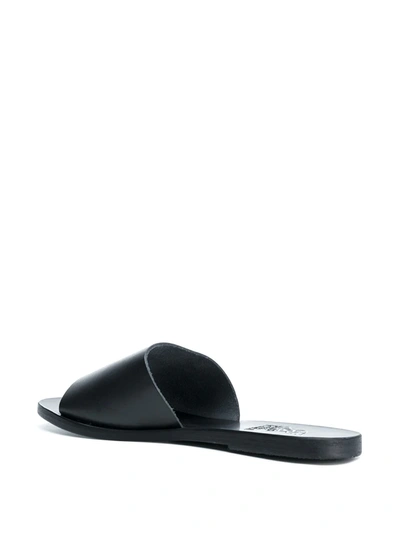 Ancient Greek Sandals Black Taygete Sandals
