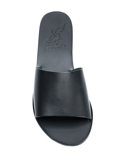 Ancient Greek Sandals Black Taygete Sandals