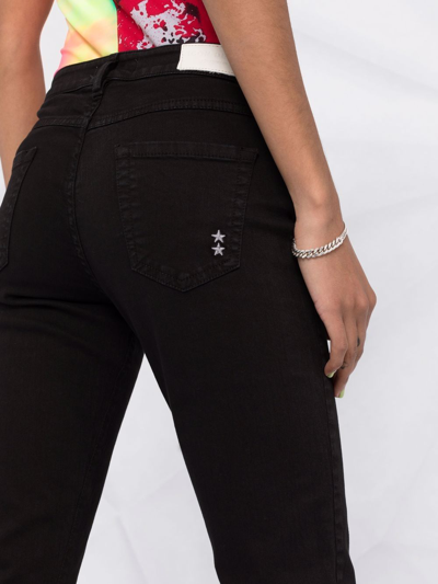 Shop Icon Denim Kylie Fitted Jeans In Black