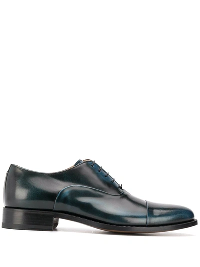 Shop Scarosso Lorenzo Oxford Shoes In Blue
