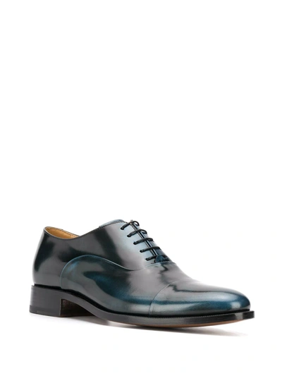 Shop Scarosso Lorenzo Oxford Shoes In Blue