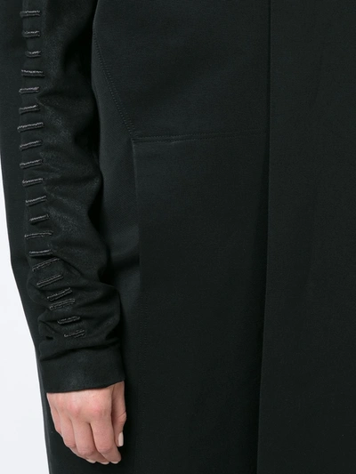 Shop Rick Owens Dagger Peacoat In Black