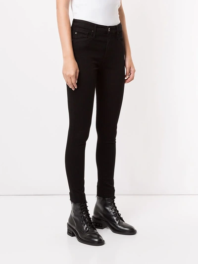 Shop Ag The Farrah Skinny Jeans In Black