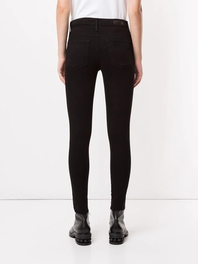 AG JEANS THE FARRAH SKINNY JEANS - 黑色