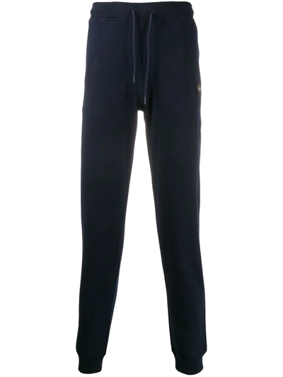 Shop Paul & Shark Classic Track Trousers In Blue