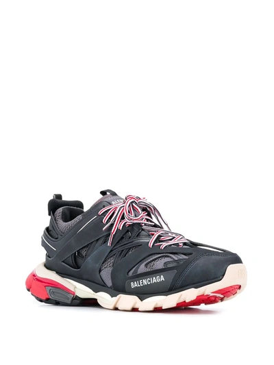 Shop Balenciaga Track Sneakers In Black