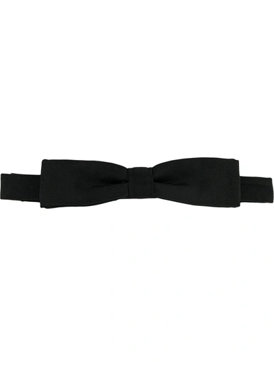Shop Dsquared2 Ribbed Bow Tie In Black