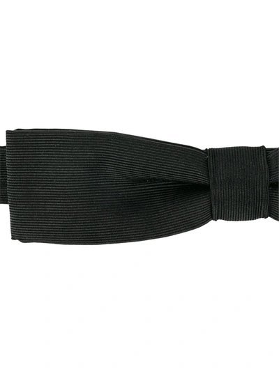 Shop Dsquared2 Ribbed Bow Tie In Black