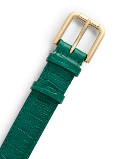 Shop Dolce & Gabbana Buckle-fastening Bracelet In Green