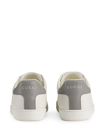 Shop Gucci Ace Low-top Sneakers In White