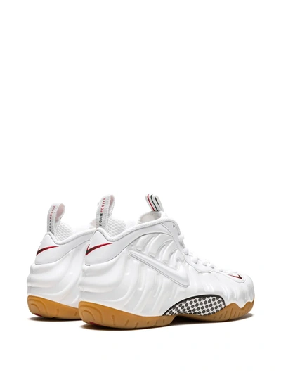Shop Nike Air Foamposite Pro "white/gym Red/gorge Gree" Sneakers
