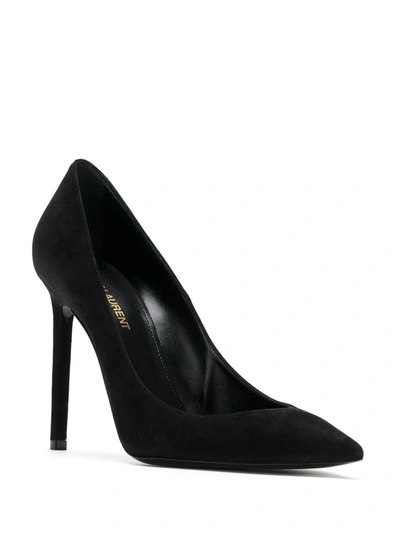 Shop Saint Laurent Zoe High Heeled Pumps In Black