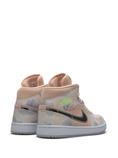 Jordan Air  1 Mid Se Sneakers In Pink