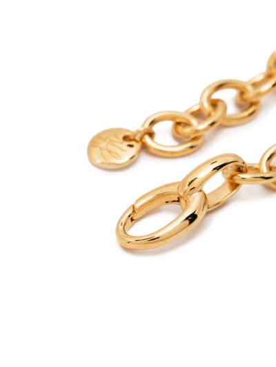 Shop Karl Lagerfeld Ikonik Multi-charm Bracelet In Gold
