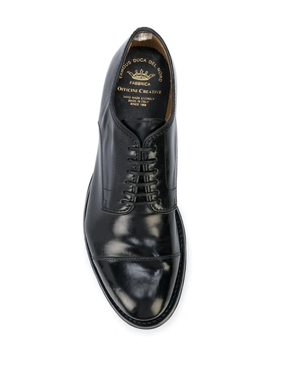 Shop Officine Creative Patent Derby Shoes In Black