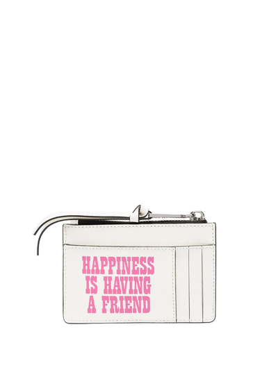 Shop Marc Jacobs X Peanuts The Snapshot Leather Wallet In Weiss
