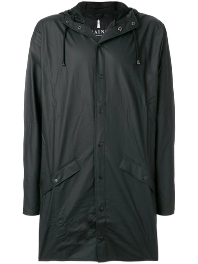 Shop Rains Alpine Coat In Black