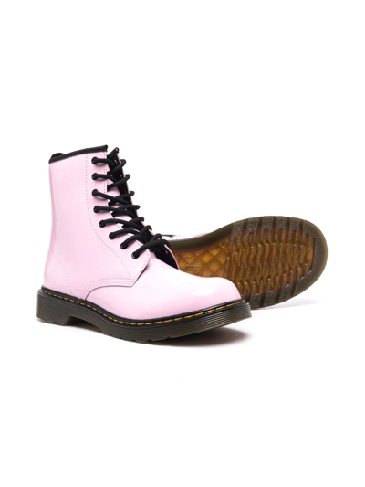 Shop Dr. Martens' Teen Lace-up Boots In Pink