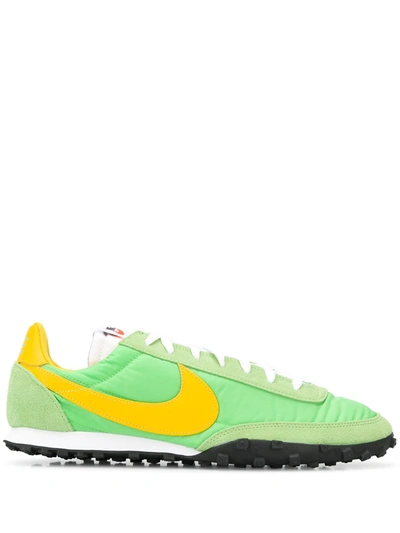 Shop Nike Low Top Waffle Racer Sneakers In Green