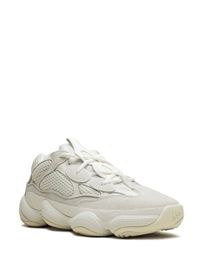 Shop Adidas Originals Yeezy 500 'bone White' Sneakers