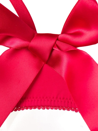Maison Close Le Petit Secret Cupless Bra In Red