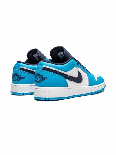 Shop Jordan Air  1 Low "unc" Sneakers In Blue