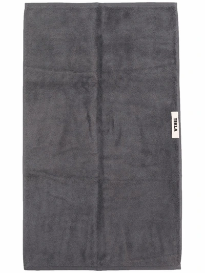 Tekla Organic Cotton Towel In Grau